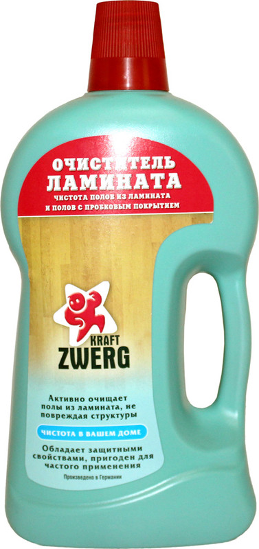 Засіб KRAFT ZWERG для миття ламінату, 1 л